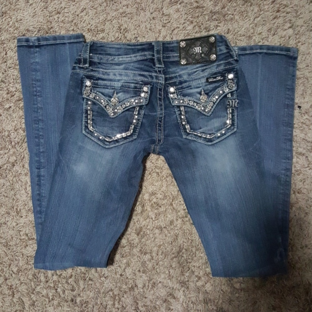 Miss Me Straight Leg Jeans Size 25